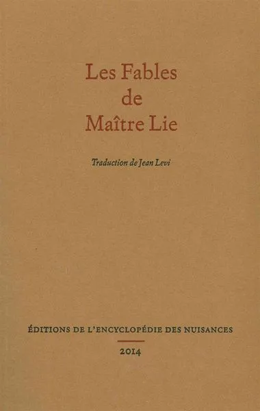 Les Fables de Maître Lie