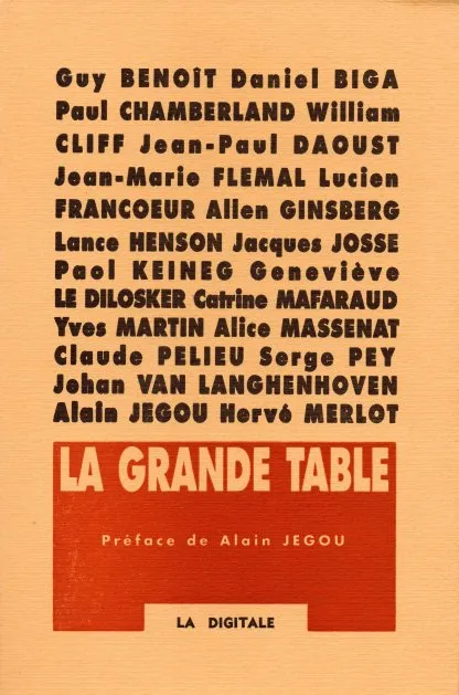 La grande table 