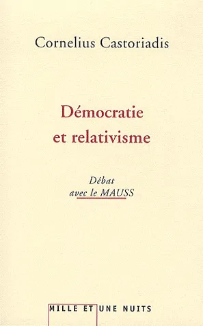 Démocratie et relativisme