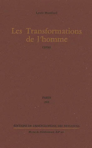 Les transformations de l'homme