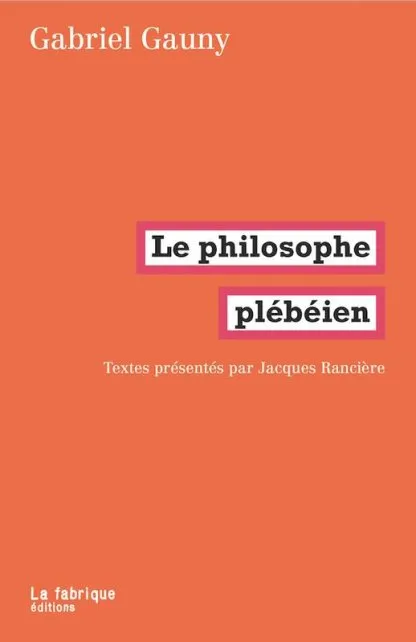 Le philosophe plebeien