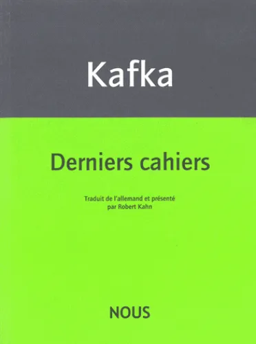 Derniers cahiers