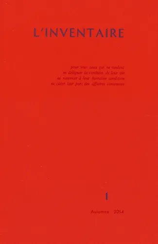 L'Inventaire n°1